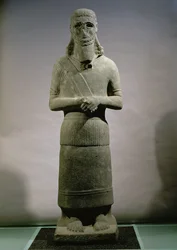 Statue, dem Gott Haddad-Yishi gewidmet