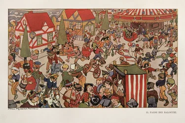 Das Land der Spielzeuge, Illustration aus Pinocchio