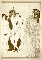 Illustration für „Lysistrata“ von Aristophanes
