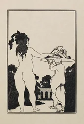 Zeichnung aus einem Buch mit fünfzig Zeichnungen