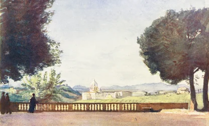 Rom: Sankt Peter vom Villa Pamphili Doria