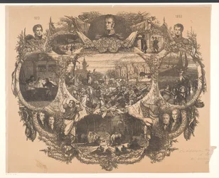 Gedenktafel bei den Novemberfesten 1863