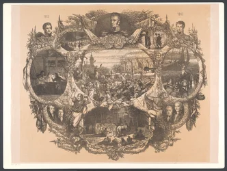 Gedenktafel bei den Novemberfesten 1863