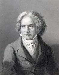 Ludwig van Beethoven, graviert von William Holl dem Jüngeren (Gravur)