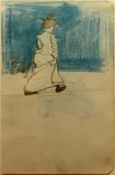 Frau auf der Straße II