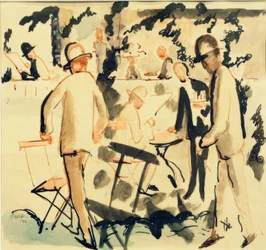 Kaffeehaus-Terrasse