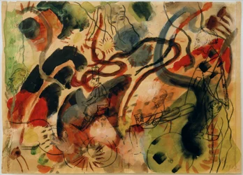 Persiflage auf den Blauen Reiter