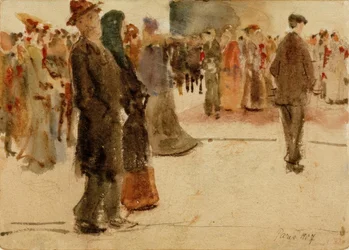 Straßenszene aus Paris