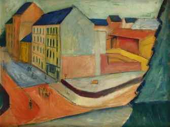 Unsere Straße mit Reitbahn, Bonn, 1913