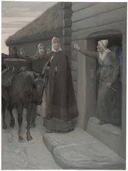 Illustration zur Njáls Saga