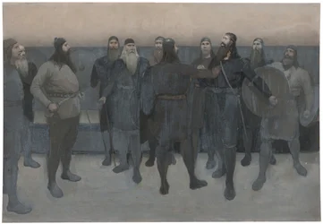 Illustration für Njals Saga