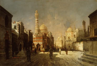 Szene aus einer arabischen Straße