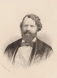 Porträt des Geigers und Komponisten Joseph Joachim 1831-1907