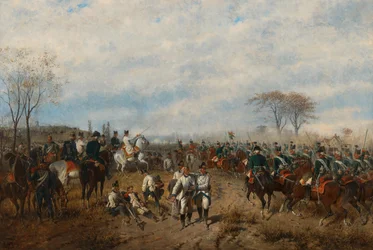 August von Maly Erzherzog Karl in der Schlacht bei Aldenhoven