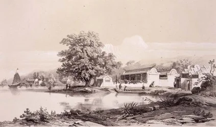 Mandarinhaus am Macao-Kanton-Kanal, Tafel 20 aus 