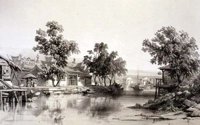 Der Tempel und Kanal von Honan, Tafel 29 aus 