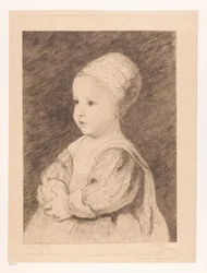 Porträt eines unbekannten Kindes