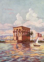 Auf der Insel Philae, Ägypten