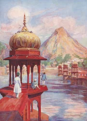 Der Heilige Teich von Alwar, Indien