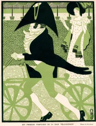 Die ersten Symptome der Velocipede-Wut