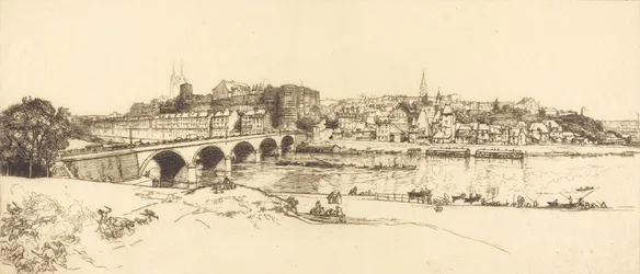 Angers - Panoramablick, 1912