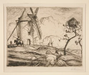 Die Ankunft an der Mühle (Saint-Jean-de-Monts)