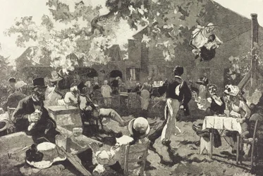Le Cabaret du Coq de Bruyère im Bois de Meudon, 1888