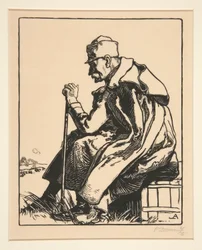 Le Roi de Serbie, aus La Guerre de 1914, erste Serie, Nr. 4