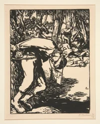 Die Freischärler, aus La Guerre de 1914, erste Serie, Nr. 11