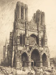 Kathedrale von Reims, 1911