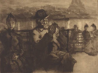 Sur la Seine, la nuit, 1888