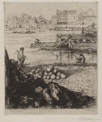 Der Hafenarbeiter: Quai de la Gare