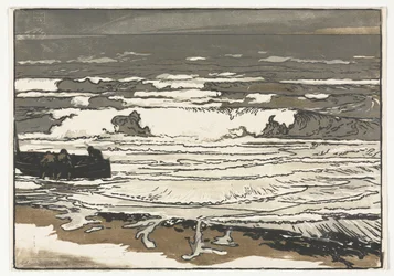 Die brechenden Wellen, Flut von September 1901