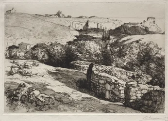 Blick auf den Hafen von La Meule
