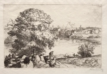 Angers: Der Teich St. Nicolas