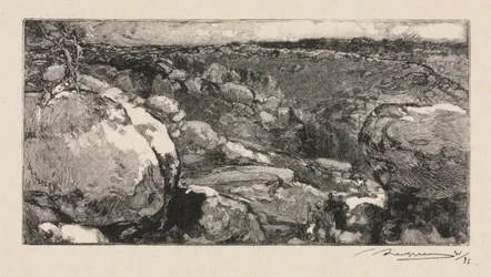 Wald von Fontainebleau: Der Zirkus von Long-Rocher, 1888