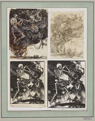 Der Tod und die Leidenschaften fallen über die Erde her