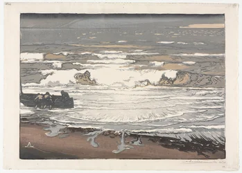 Die brechenden Wellen, Flut von September 1901, 1901
