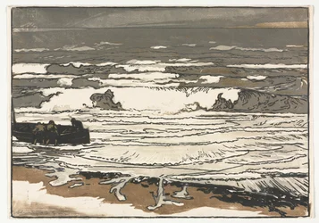 Die brechenden Wellen, Flut von September 1901, 1901