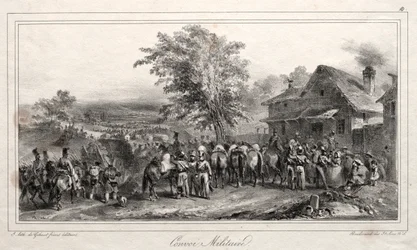Album für 1831: Militärischer Konvoi