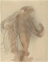 Figur nach vorne gerichtet