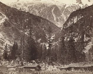 Chalet de Handeck, Haslital, Kanton Bern, Schweiz, ca. 1860