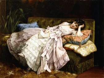 Eine liegende Schönheit, 1877