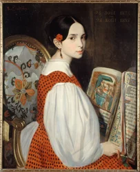 Léopoldine mit dem Stundenbuch