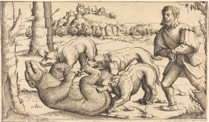 Bärenjagd, 1545