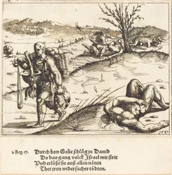 David enthauptet Goliath