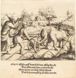 Elija salbt Elisa, 1549