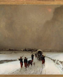 Krieg von 1870: die Zugführer, Schneeeffekt