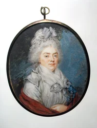 Porträt von Prinzessin Darya Petrovna Saltykova (1739-1802), geb. Tschernyschewa