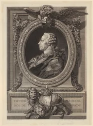 Porträt von Viktor Amadeus III., König von Sardinien